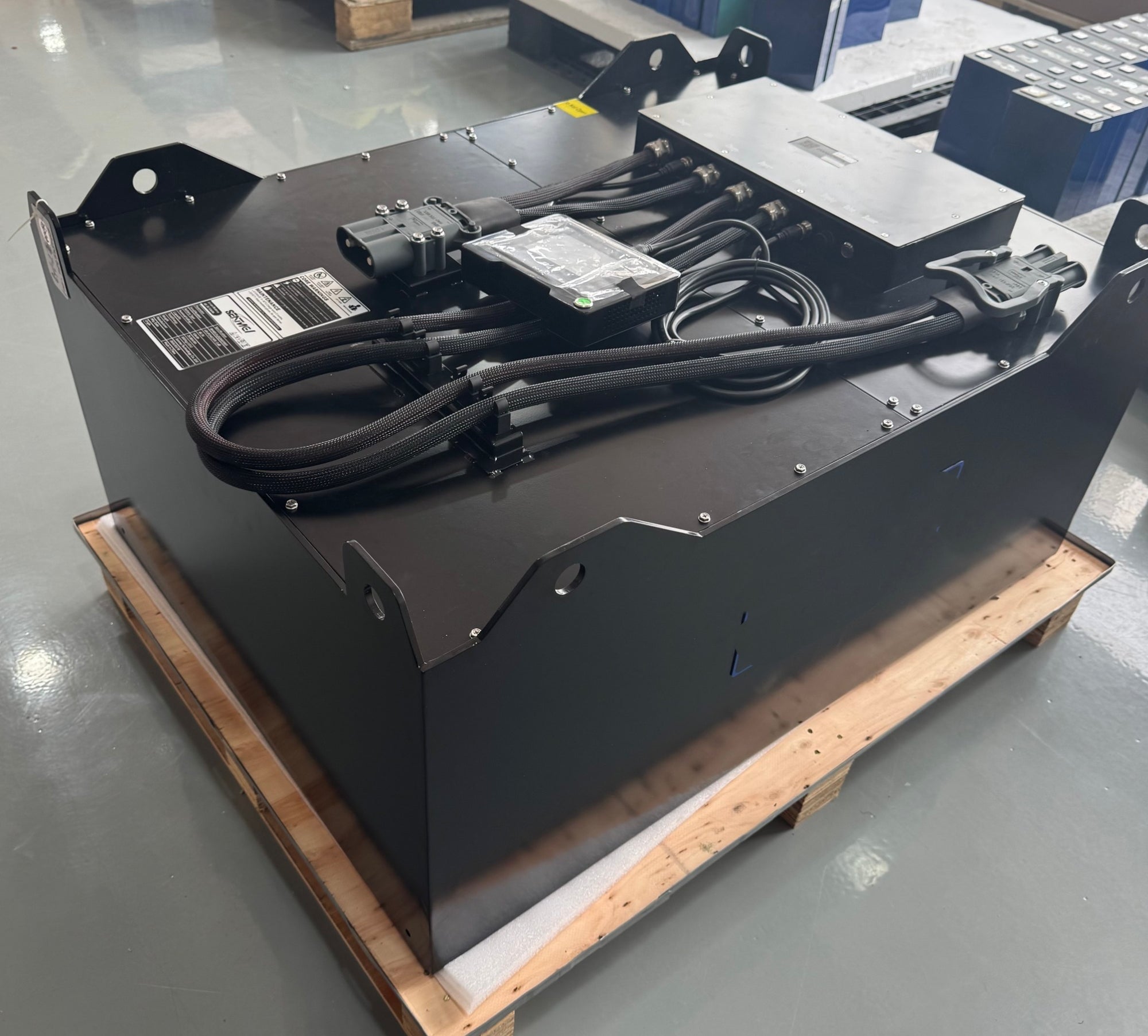 RJ TECH 96V 400AH 100AH 1000AH LITHIUM ION BATTERIES FOR DEMATIC LIFT TRUCKS TROJAN BATTERY REPLACEMENT